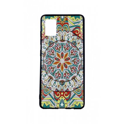 Zadný 3D silikónový kryt na Samsung A51 Farebná mandala