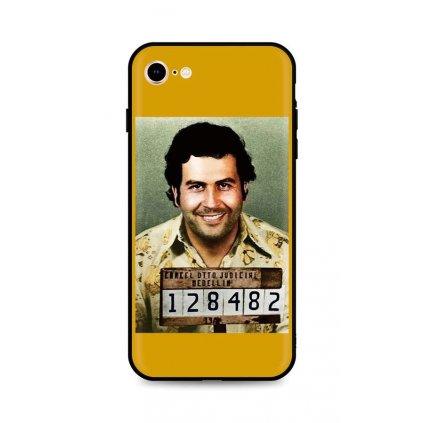 Zadný silikónový kryt DARK na iPhone SE 2020 Pablo Escobar