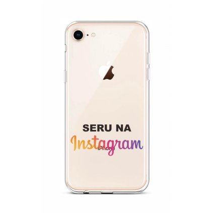 Zadný silikónový kryt na iPhone SE 2020 Instagram