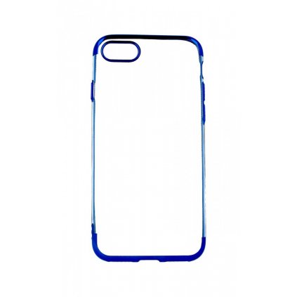 Zadný silikónový kryt na iPhone 8 Frame modrý