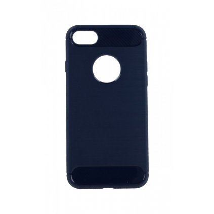 Zadný silikónový kryt na iPhone 8 modrý