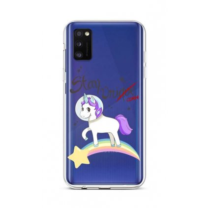 Zadný silikónový kryt na Samsung A41 Stay Unicorn