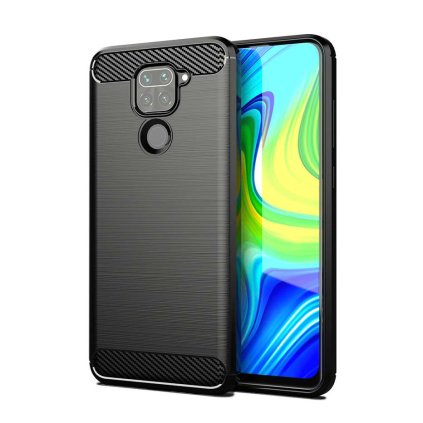 Zadný silikónový kryt na Xiaomi Redmi Note 9 čierny