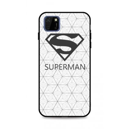 Zadný 3D silikónový kryt na Huawei Y5p Biely Superman