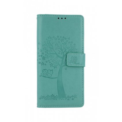 Flipové púzdro na Xiaomi Redmi Note 9 Zelený strom sovičky