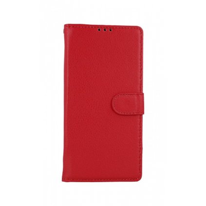 Flipové púzdro na Xiaomi Redmi Note 9 Pro červené s prackou