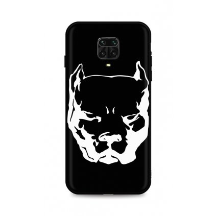 Zadný silikónový kryt DARK na Xiaomi Redmi Note 9 PRO Pitbull