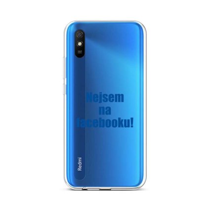 Zadný silikónový kryt na Xiaomi Redmi 9A Nie som na Facebooku