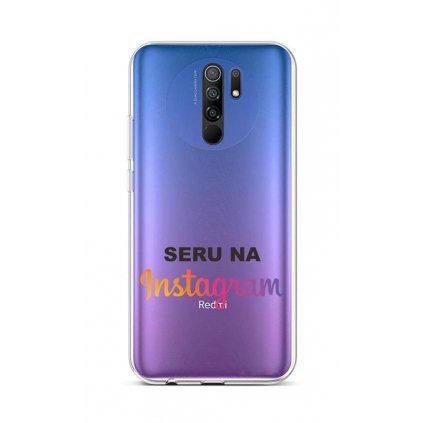 Zadný silikónový kryt na Xiaomi Redmi 9 Instagram