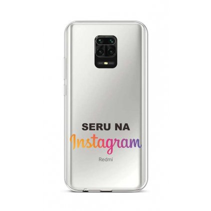 Zadný silikónový kryt na Xiaomi Redmi Note 9 Pro Instagram