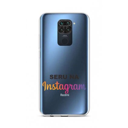 Zadný silikónový kryt na Xiaomi Redmi Note 9 Instagram