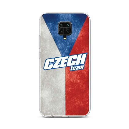 Zadný silikónový kryt na Xiaomi Redmi Note 9 Pro Czech Team