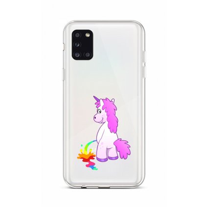 Zadný silikónový kryt na Samsung A31 Rude Unicorn