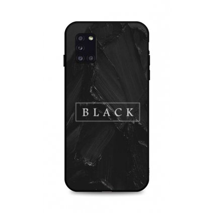 Zadný pevný kryt LUXURY na Samsung A31 Black