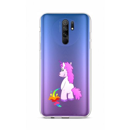 Zadný silikónový kryt na Xiaomi Redmi 9 Rude Unicorn