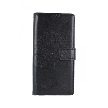 Flipové puzdro na Xiaomi Redmi 9A Čierny strom sovičky