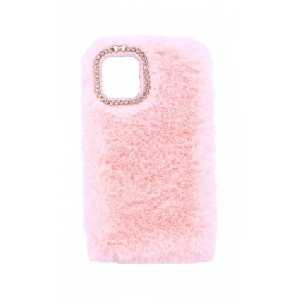 Zadný silikónový kryt na iPhone 11 králiček ružový