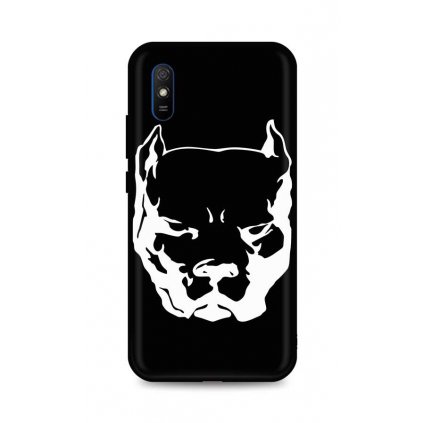 Zadný silikónový kryt DARK na Xiaomi Redmi 9A Pitbull