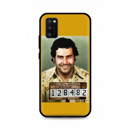 Zadný silikónový kryt DARK na Samsung A41 Pablo Escobar