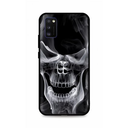 Zadný silikónový kryt DARK na Samsung A41 Deadly Smoke