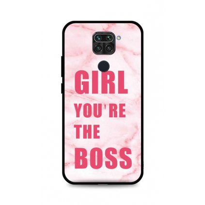 Zadný pevný kryt LUXURY na Xiaomi Redmi Note 9 Girl Boss