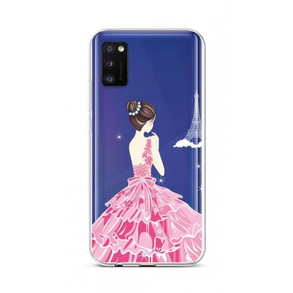 Zadný silikónový kryt na Samsung A41 Pink Princess