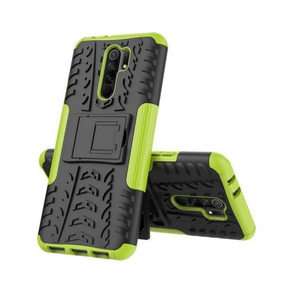 Ultra odolný zadný kryt na Xiaomi Redmi 9 zelený