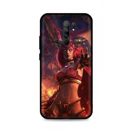 Zadný silikónový kryt DARK na Xiaomi Redmi 9 Heroes Of The Storm