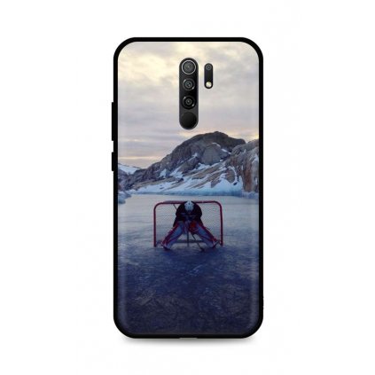 Zadný silikónový kryt DARK na Xiaomi Redmi 9 Hockey Goalie