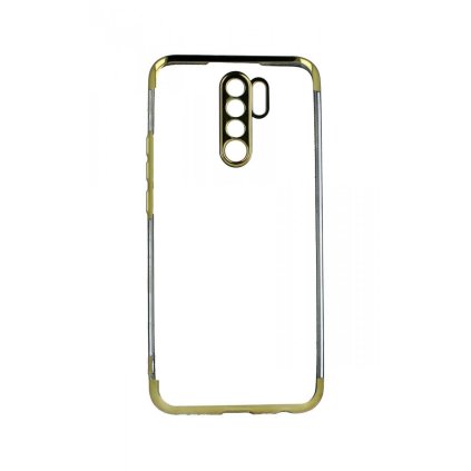 Zadný silikónový kryt na Xiaomi Redmi 9 Frame zlatý