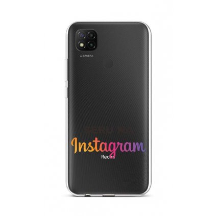 Zadný silikónový kryt na Xiaomi Redmi 9C Instagram