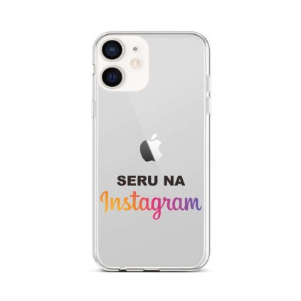 Zadný silikónový kryt na iPhone 12 mini Instagram