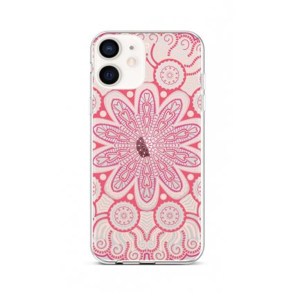 Zadný silikónový kryt na iPhone 12 mini Romantic Mandala