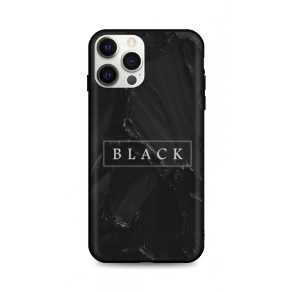 Zadný pevný kryt LUXURY na iPhone 12 Pro Max Black