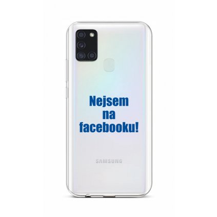 Zadný silikónový kryt na Samsung A21s Nie som na Facebooku