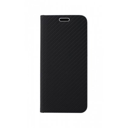 Flipové puzdro Luna Carbon Book na Samsung A20e čierne