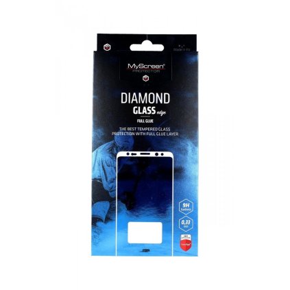 Tvrdené sklo MyScreen na iPhone 12 Pro Max DIAMOND FullGlue čierne