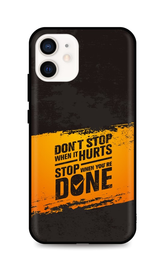 Kryt TopQ iPhone 12 mini silikón Dont Stop 54243