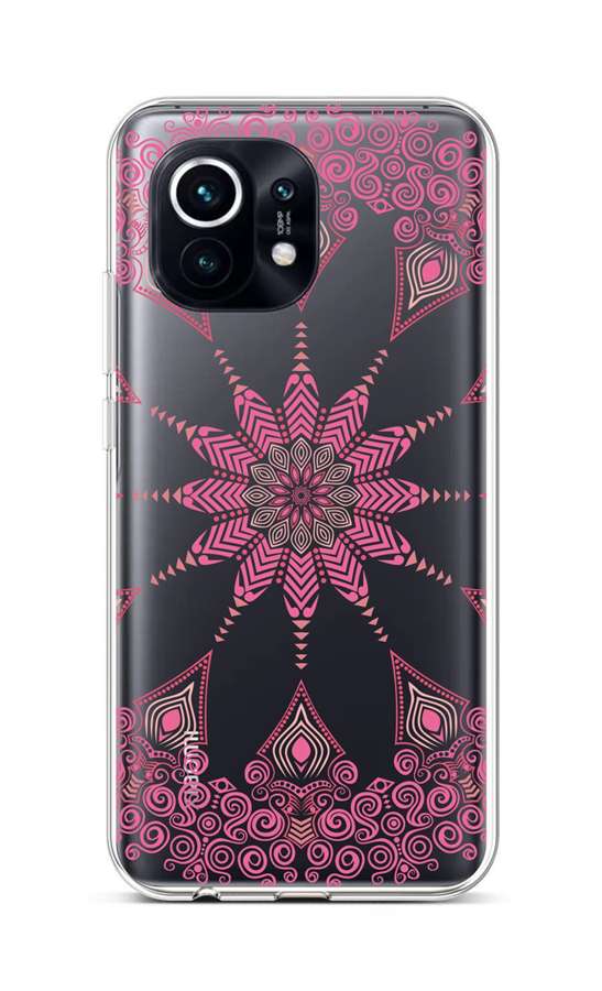 Kryt TopQ Xiaomi Mi 11 silikón Pink Mandala 57818