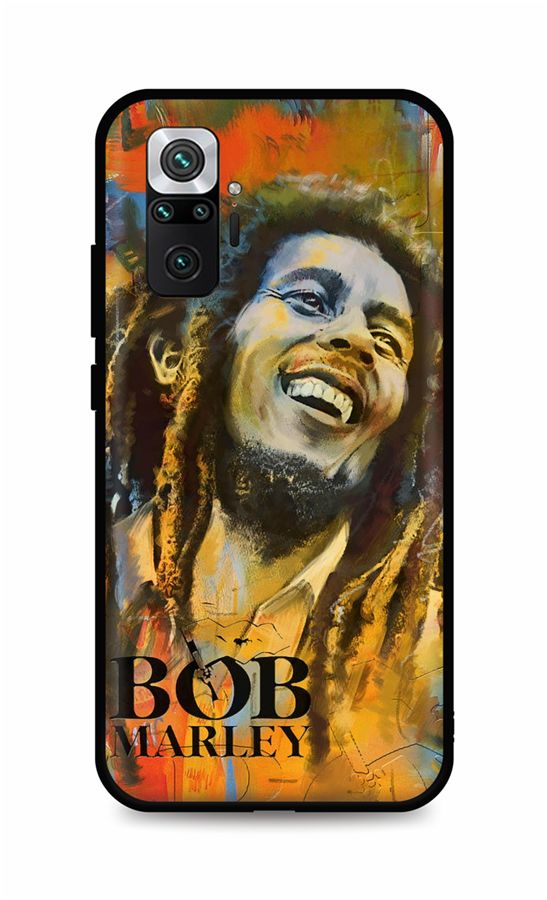 Kryt TopQ Xiaomi Redmi Note 10 Pro silikón Bob Marley 59116