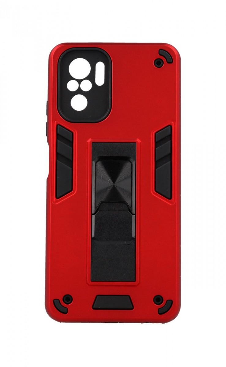 Kryt Armor TopQ Xiaomi Redmi Note 10 ultra odolný červený 60033