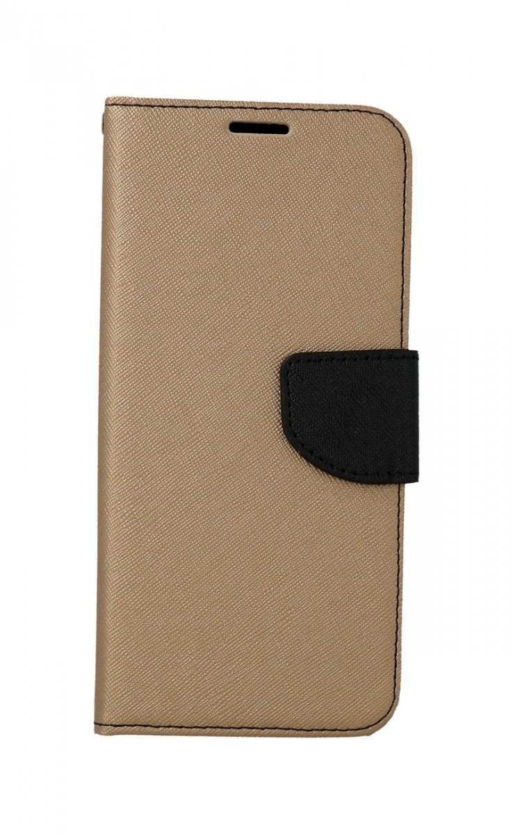 Púzdro TopQ Samsung A22 Flipové zlaté 61298