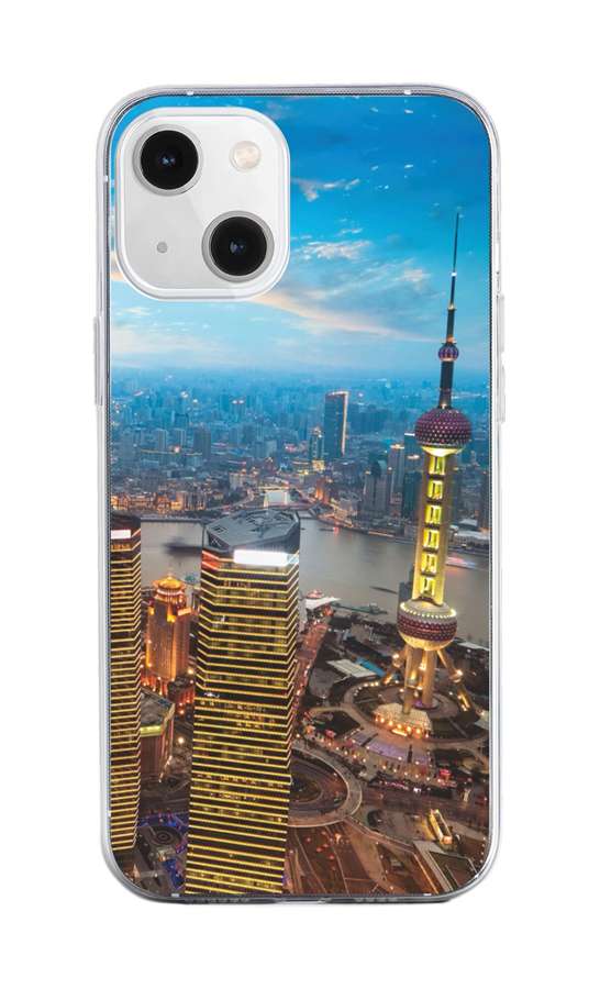 Kryt TopQ iPhone 13 mini silikón City 64686