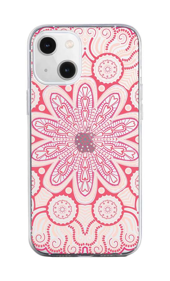 Kryt TopQ iPhone 13 silikón Romantic Mandala 64659