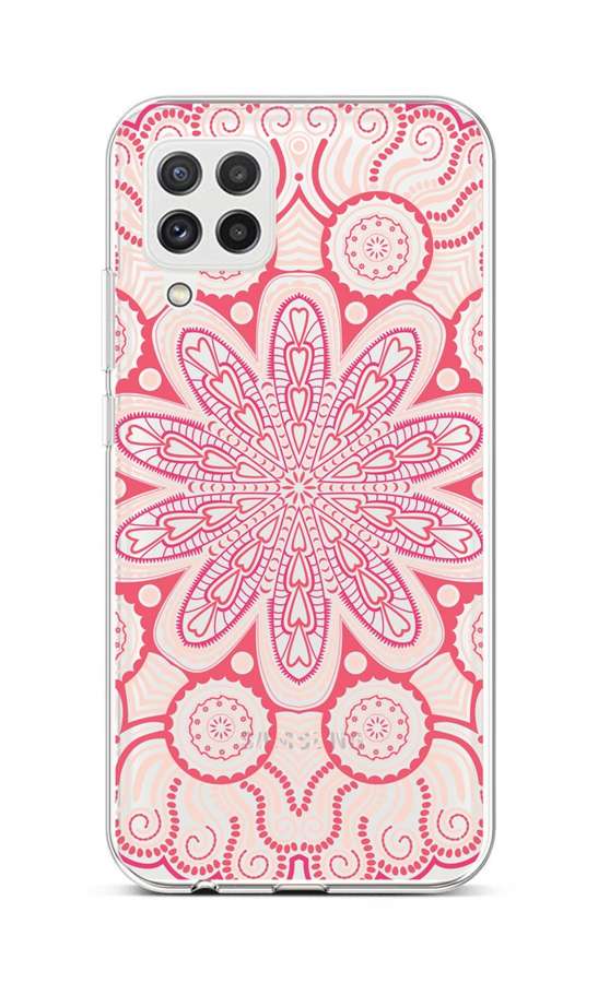 Kryt TopQ Samsung A22 silikón Romantic Mandala 65167