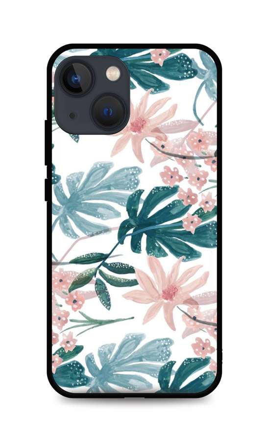Kryt TopQ LUXURY iPhone 13 mini pevný Monstera 64778