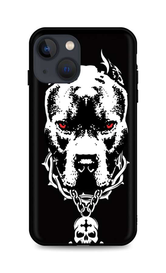 Kryt TopQ iPhone 13 mini silikón Fighting Dog 65427