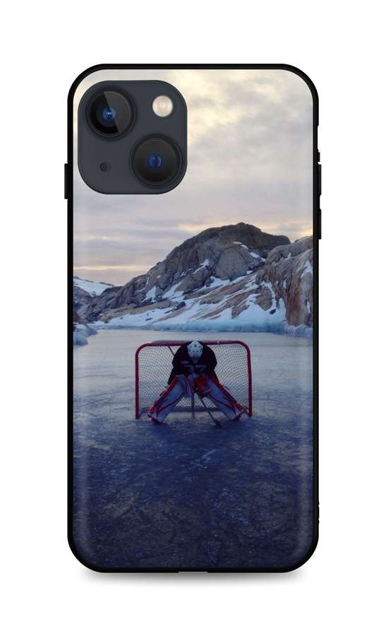 Kryt TopQ iPhone 13 mini silikón Hockey Goalie 65402