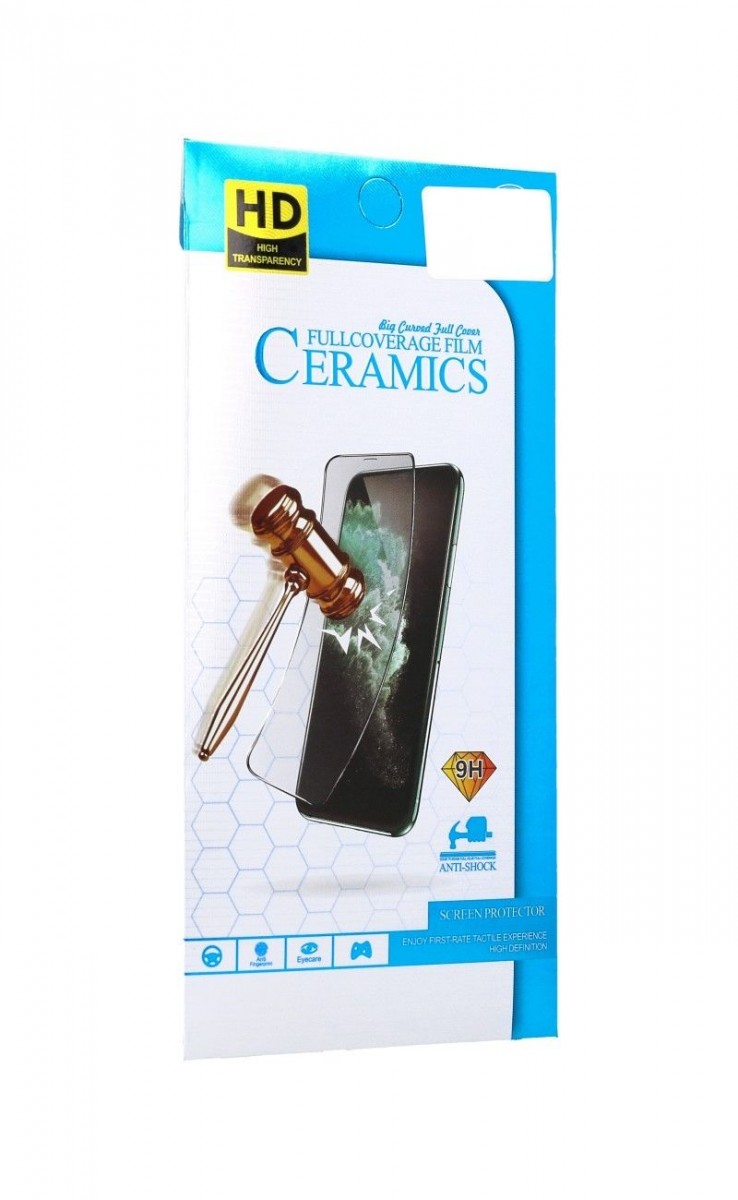 Fólia na displej Ceramic pre iPhone 13 Pro Full Cover čierna 65111