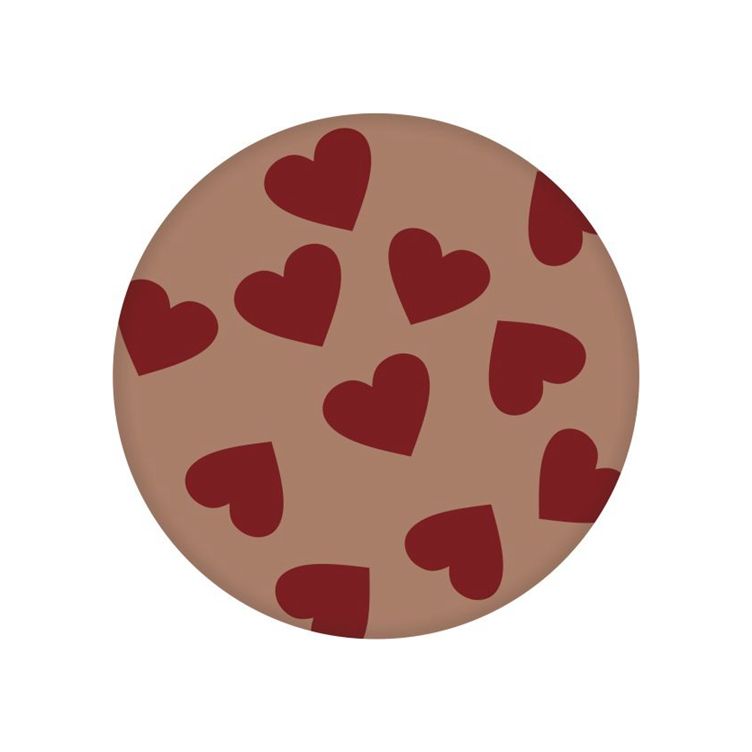 Držiak na mobil TopQ PopSocket Brown Hearts 65674